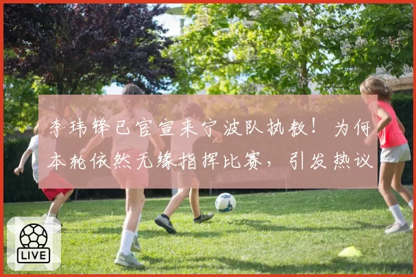 李玮锋已官宣来宁波队执教!为何本轮依然无缘指挥比赛,引发热议